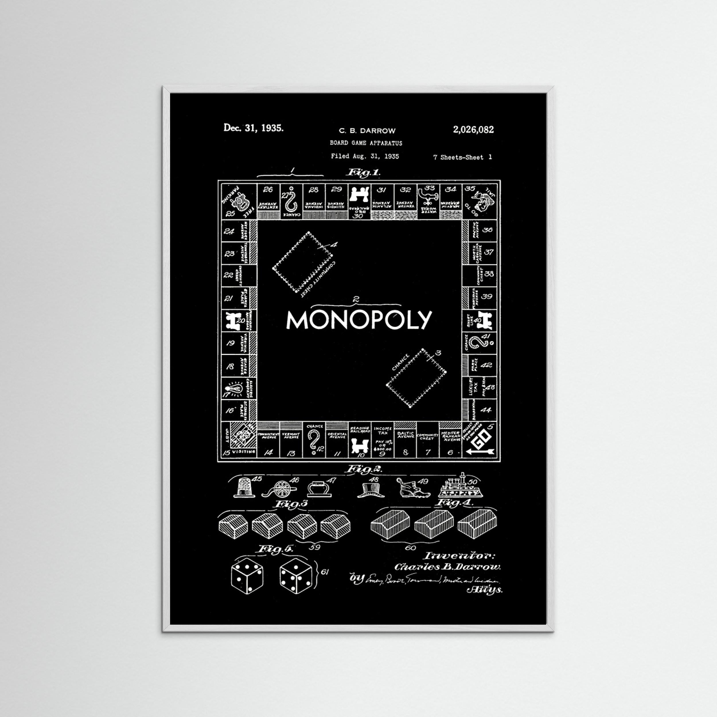 Board Game Patent 1935 by Andreas Magnusson